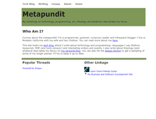 Tablet Screenshot of metapundit.net